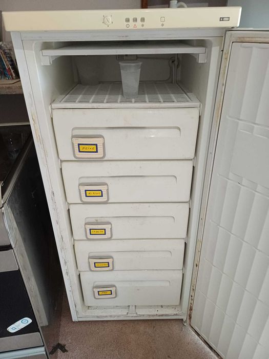 Arca congeladora vertical de gavetas