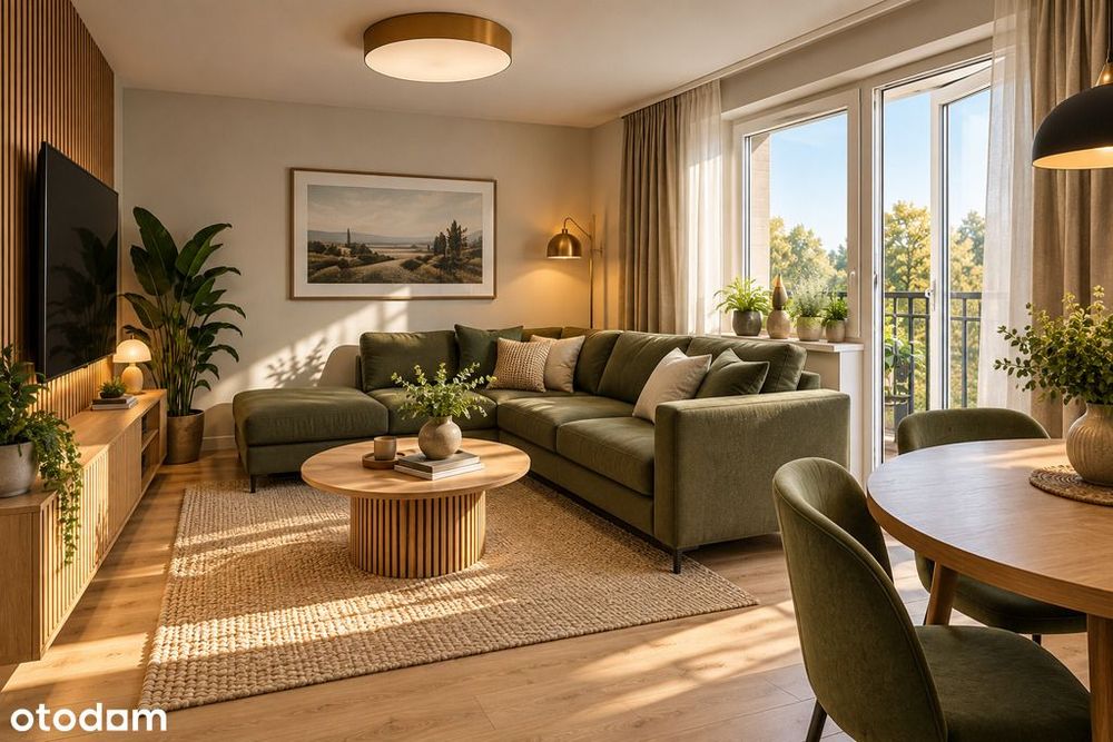 3 pokoje + balkon | 48,47 m² | Kościuszki | do aranżacji