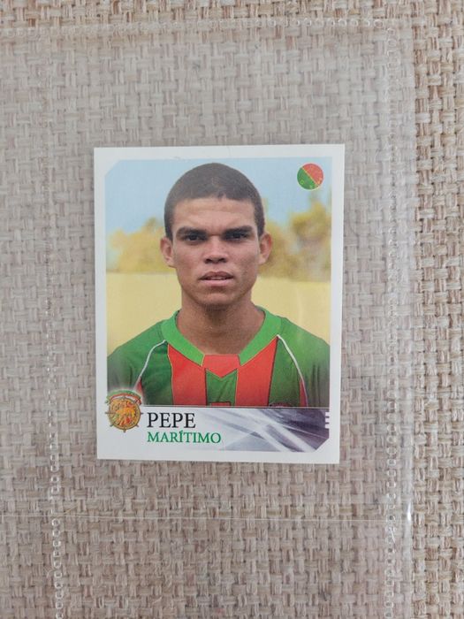 Cromo Raro – Pepe no Marítimo – Panini Futebol 2003-04 (Rookie)