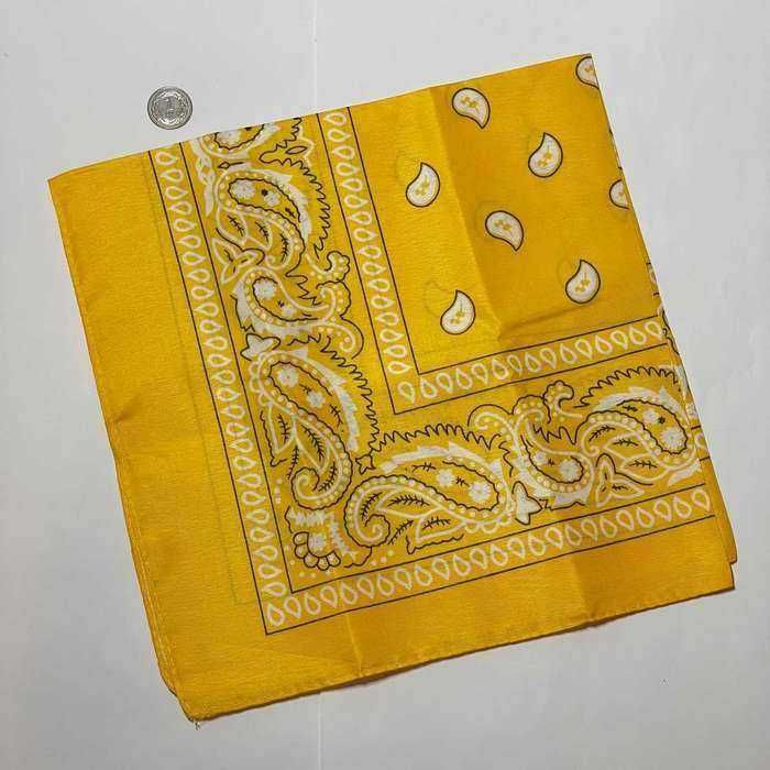 Złoto-żółta bandana duża Gang Vagos GTA V 5 USA Pomarańcz