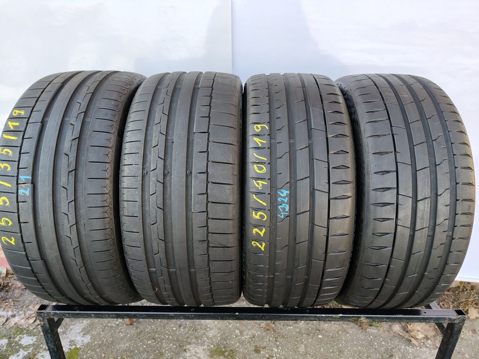 Opony letnie 225/40/19 i 255/35/19 Continental  4324r. Możliwość wysył