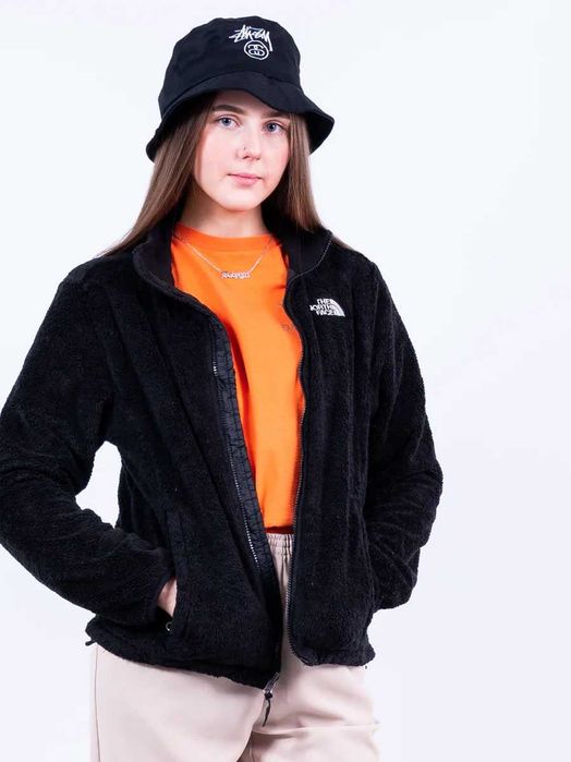 The North Face Teddy Fleece Jacket Womens Sherpa - Black