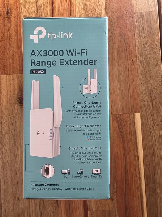 TP-Link AX3000 Mesh Extender Wi-Fi 6 até 5GHz 2402 Mbps