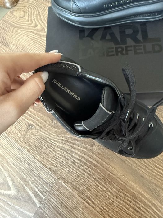 Buty Karl Lagerfeld czarne sneakersy