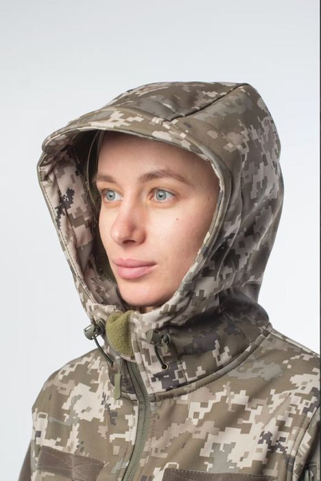Куртка жіноча Soft Shell Military Піксель тактична демісезонна