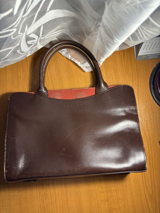 Сумка кожа бренд radley,классическая модель