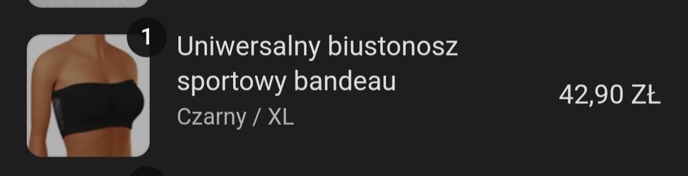 Biustonosz sportowy Intimica