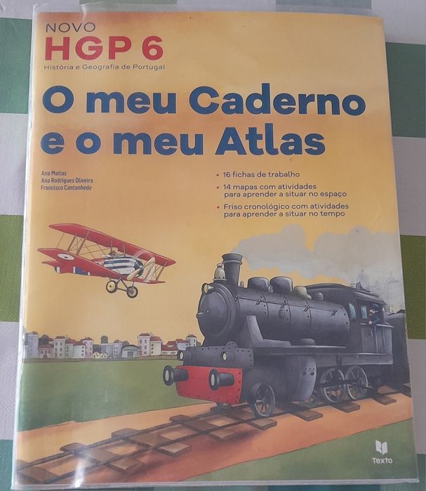 Manuais e caderno actividades de história 6 ano