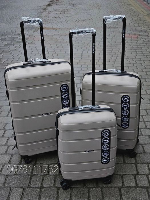 100% polypropylene WINGS HWF01 Польща валізи чемоданы ручна поклажа