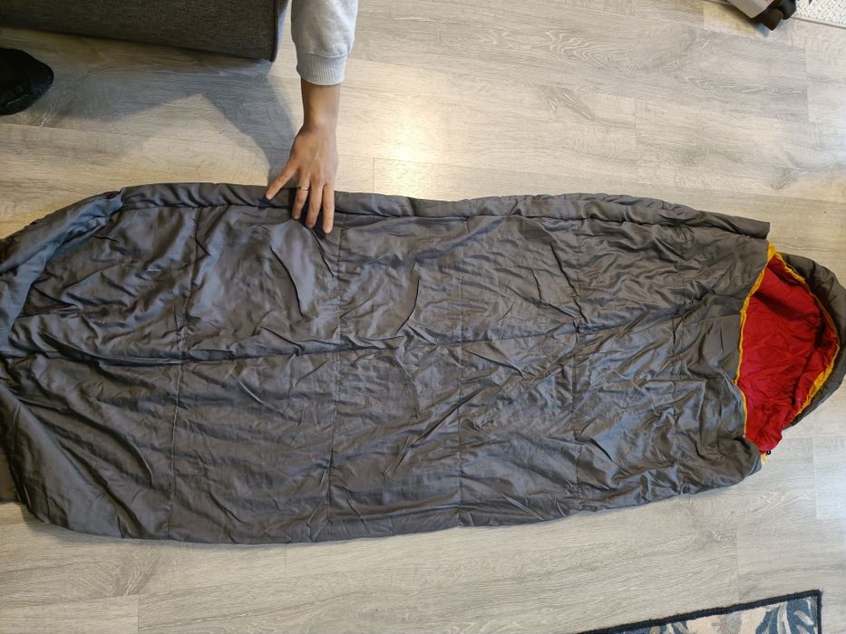 Śpiwór turystyczny Campus Lightbag 100 lekki mumia 0,9 kg