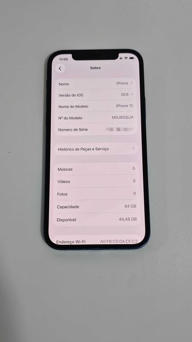 Iphone 12 64GB.  100% Bateria. Muito bom.