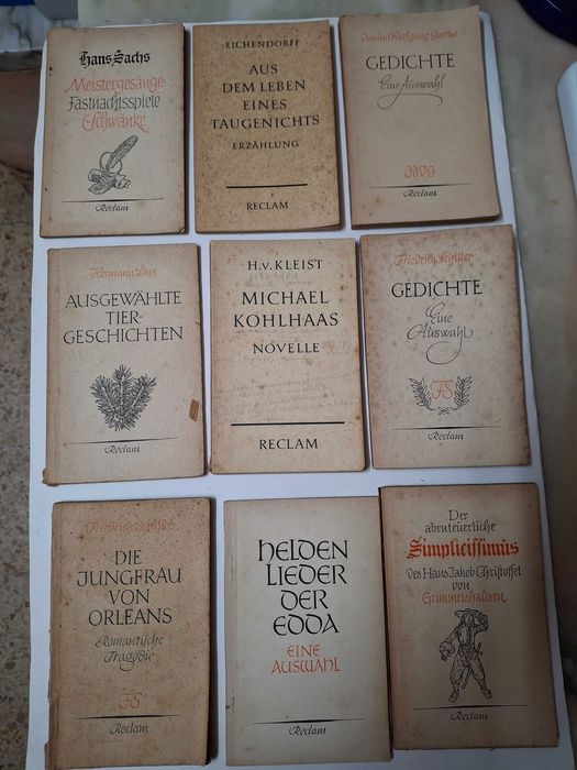 Livros de Autores Alemães em Alemão