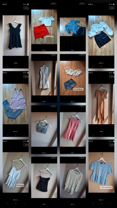 Paczka ubrań damskich 28 sztuk