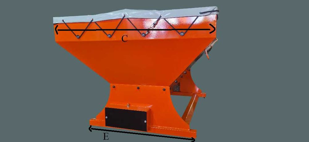 Piaskarka Posypywarka Solarka do piasku 1,2 m3 Nowa Producent TILMET