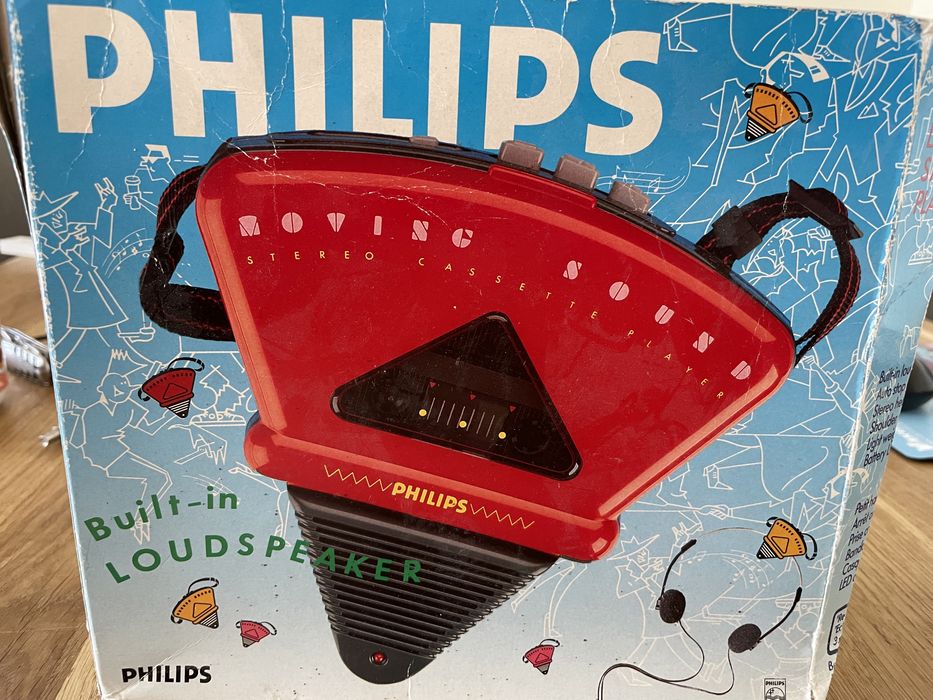 Odtwarzacz kasetowy firmy Philips