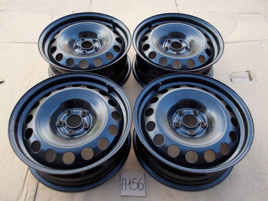 4x felgi stalowe 16 vw golf IV 4 t cross taigo seat leon I arona skoda kamiq scala fabia II III 6,5 j 5x100 ET42 piasta 57,1 mm