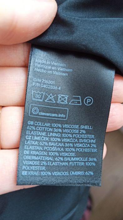Sg Czarny żakiet damski 40 , L czarna marynarka damska 40 L H&M