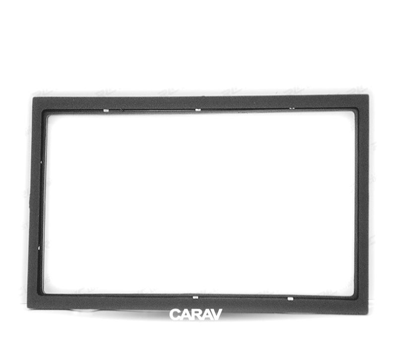 MOLDURA ADAPTADOR PRETO PARA RADIO 2-DIN PARA MERCEDESVW SKODA SEAT VOLVO