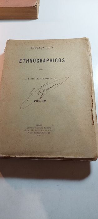Ensaios Ethnographicos - Leite de Vasconcellos (Vol. I e IV)