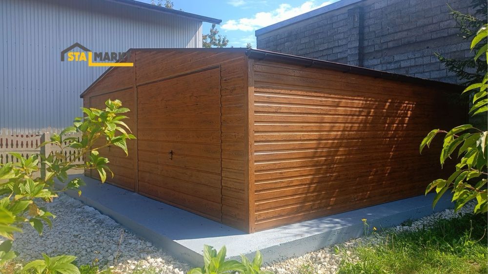 Nowy garaż blaszany 5x6m – producent, montaż GRATIS! Dębica