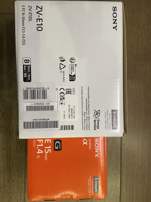 Об'єктив Sony E 15mm f/1.4 G (SEL15F14G)