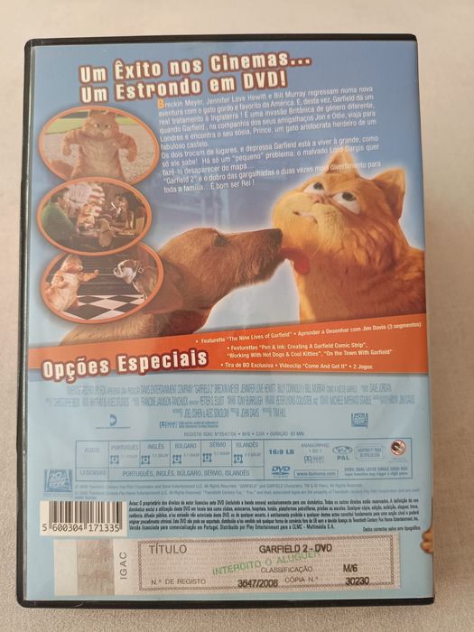 DVD Garfield 2     .