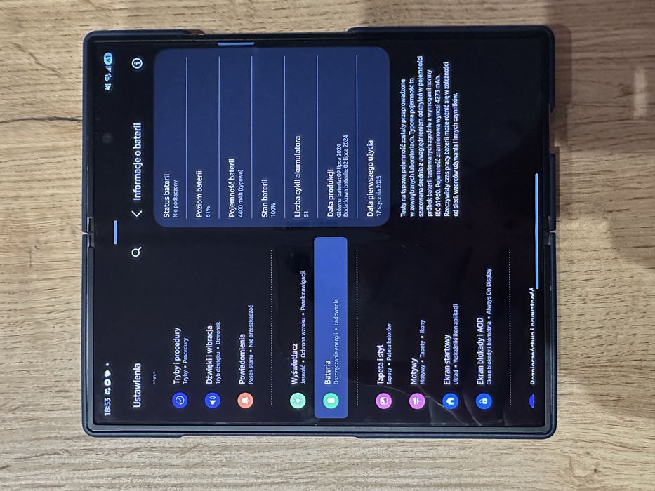 Gwarancja Jak NOWY! Samsung Galaxy z Fold 6 512GB Bateria 100%+Gratisy