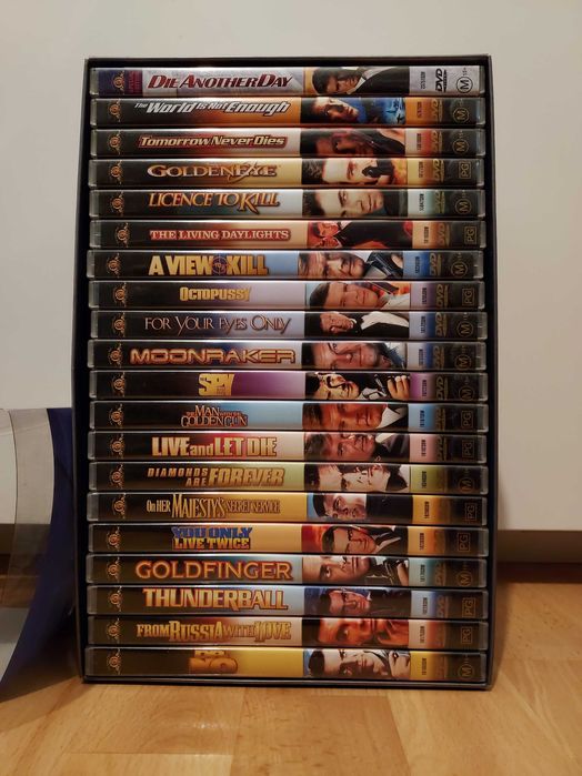 007 James Bond DVD 20 filmów Unikat