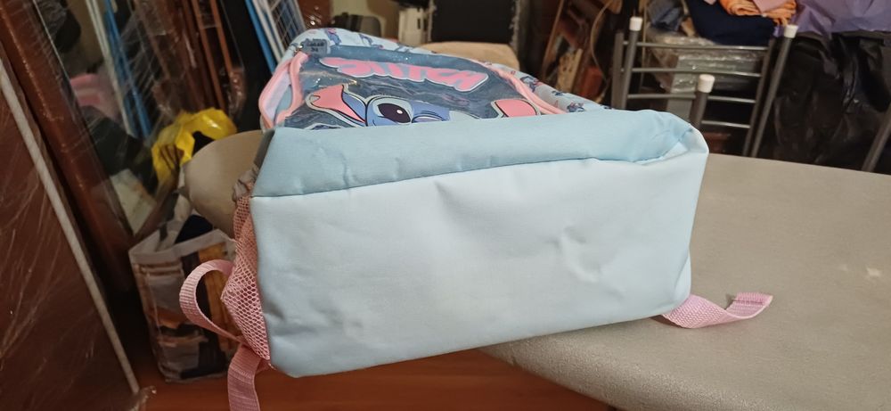 Mochila escolar e estojo