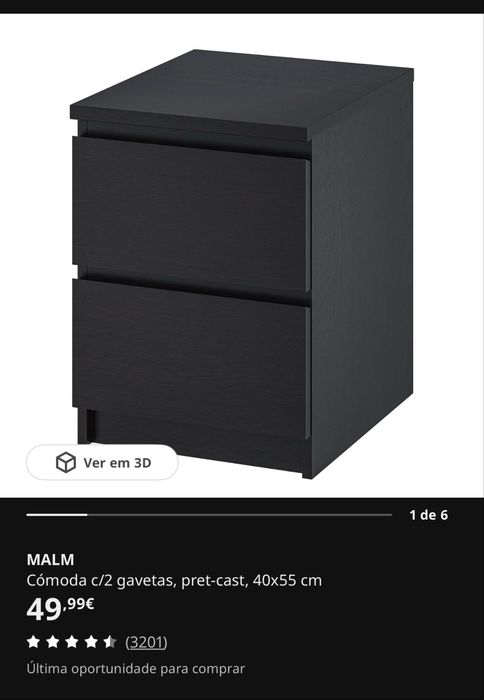 2 mesas de cabeceira MALM ikea + 2 vidros