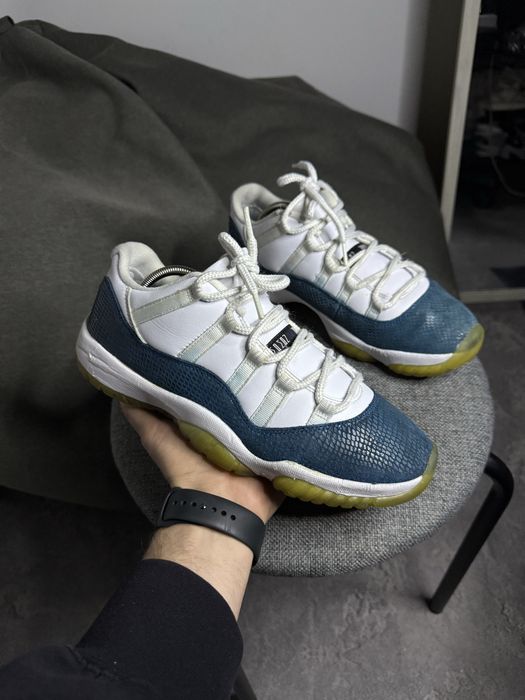 Кросівки AIR JORDAN 11 'NAVY SNEAKSKIN' 42.5 27 кроссовки джордан