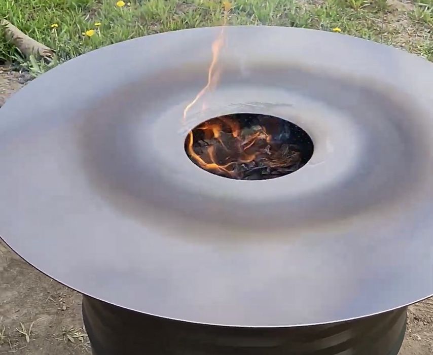 Grill beczka płyta