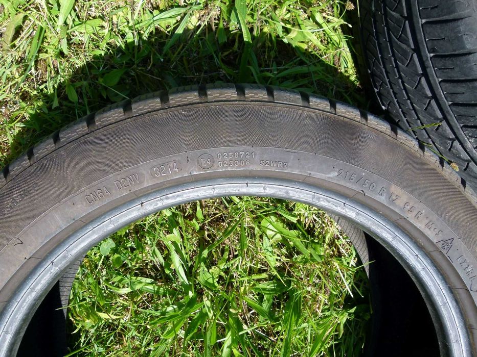 Opony Continental ContiWinter 215-50 R17 6mm zimowe z rantem 2szt.