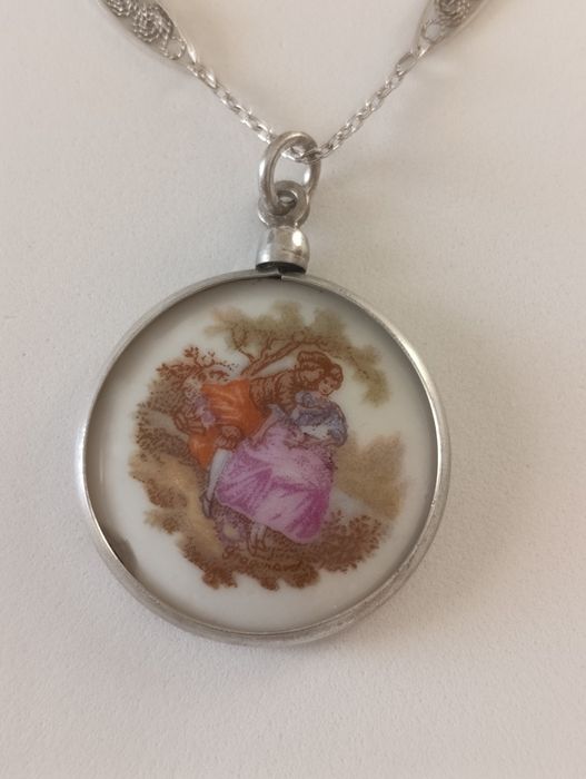 Colar trancelim em prata