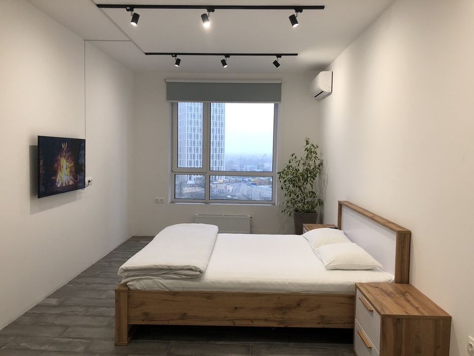 Апартаменты с видом на Днепр в ЖК Заречный , 3 спальни+кухня-студия