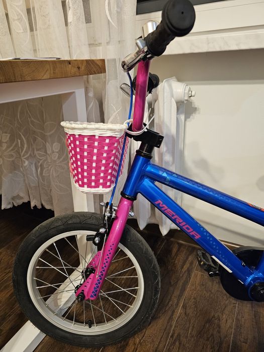 MERIDA MATTS J.16 rower dla Dzieci+Kółka boczne do nauki jazdy.