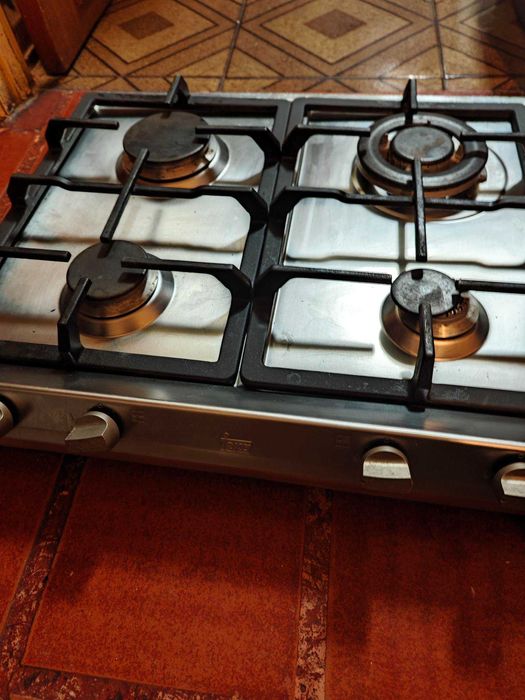 placa teka inox de encastar gas natural