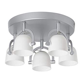 Candeeiro 5 focos circular IKEA svirvel