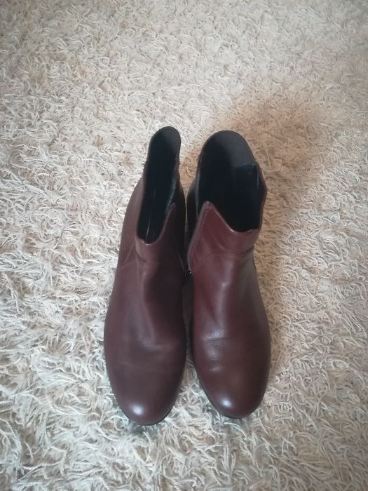 Kozaki, botki buty zimowe damskie ecco ze skóry rozm.38/39