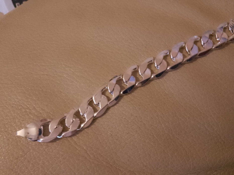 Łańcuszek Srebrny Srebro Warstwowe 35 gram 50 cm
