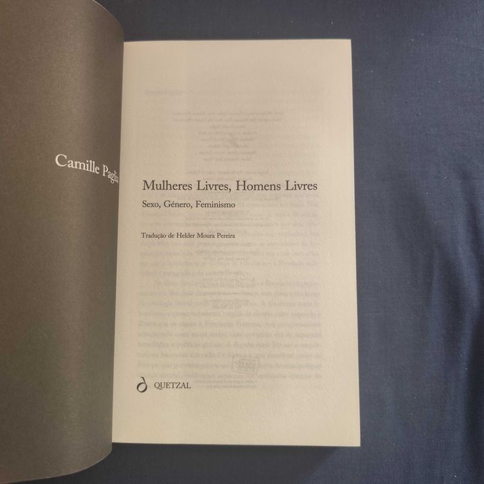 Camille Paglia - Mulheres Livres, Homens Livres
