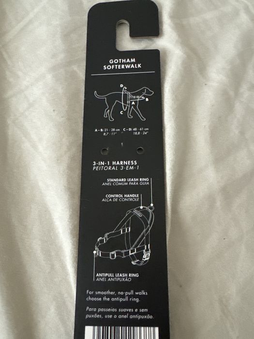 Peitoral anti puxão Zeedog NOVO