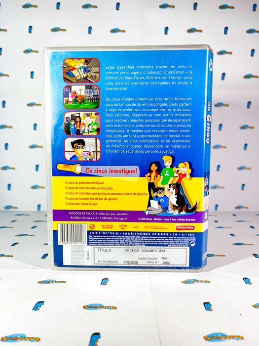 DVD Os Cinco em Ação! 3