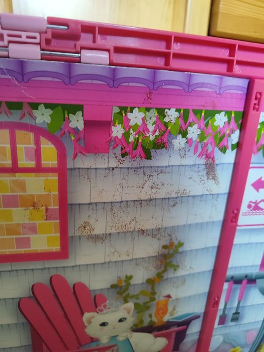 Domek dla lalek barbie wakacyjny walizka zabawka