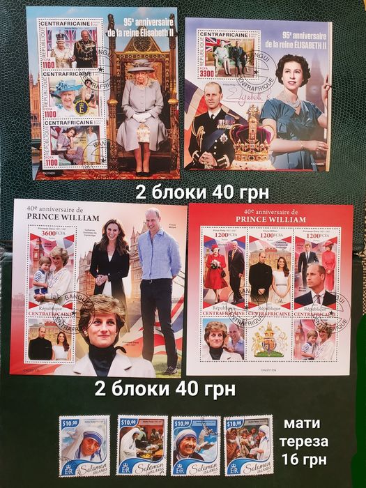 Марки поштові відомі люди