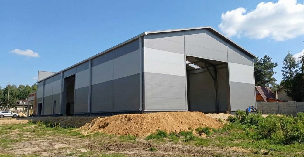 Hale stalowe zimnogięte / Projekt techniczny i transport GRATIS!