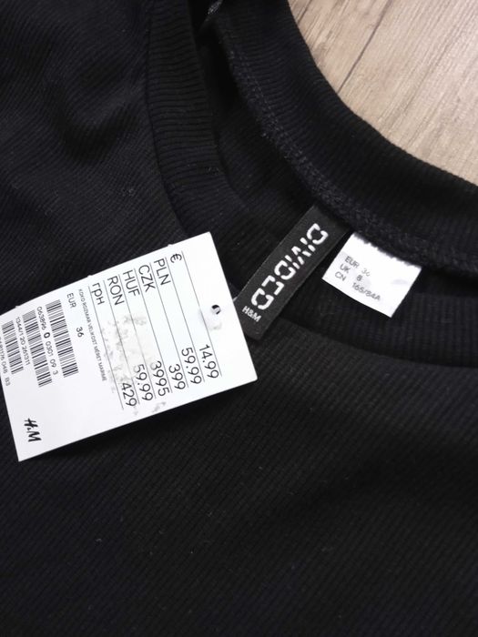 Czarna sukienka, nowa, z metką H&M