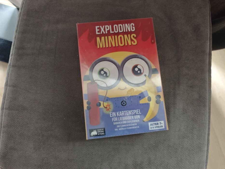 NOWA Gra Eksplodujące Minionki W FOLII Wersja Niemiecka Odbior wawa bielany