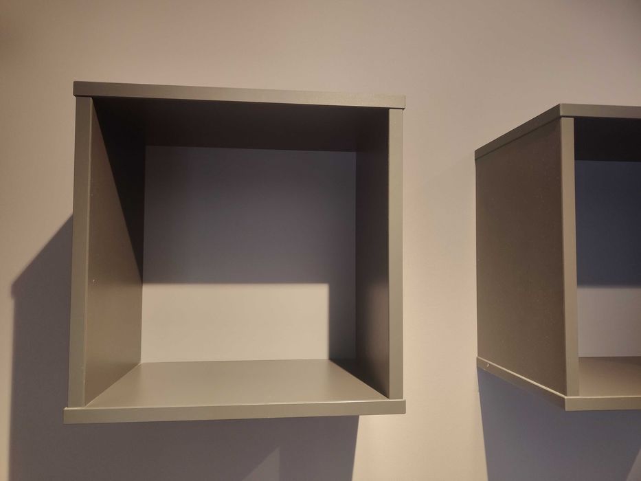 Półka wisząca, kwadratowa 35x35 cm, 3 szt.