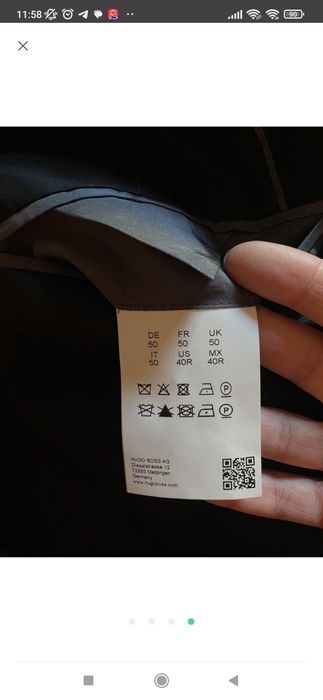 Костюм Hugo Boss Чорный